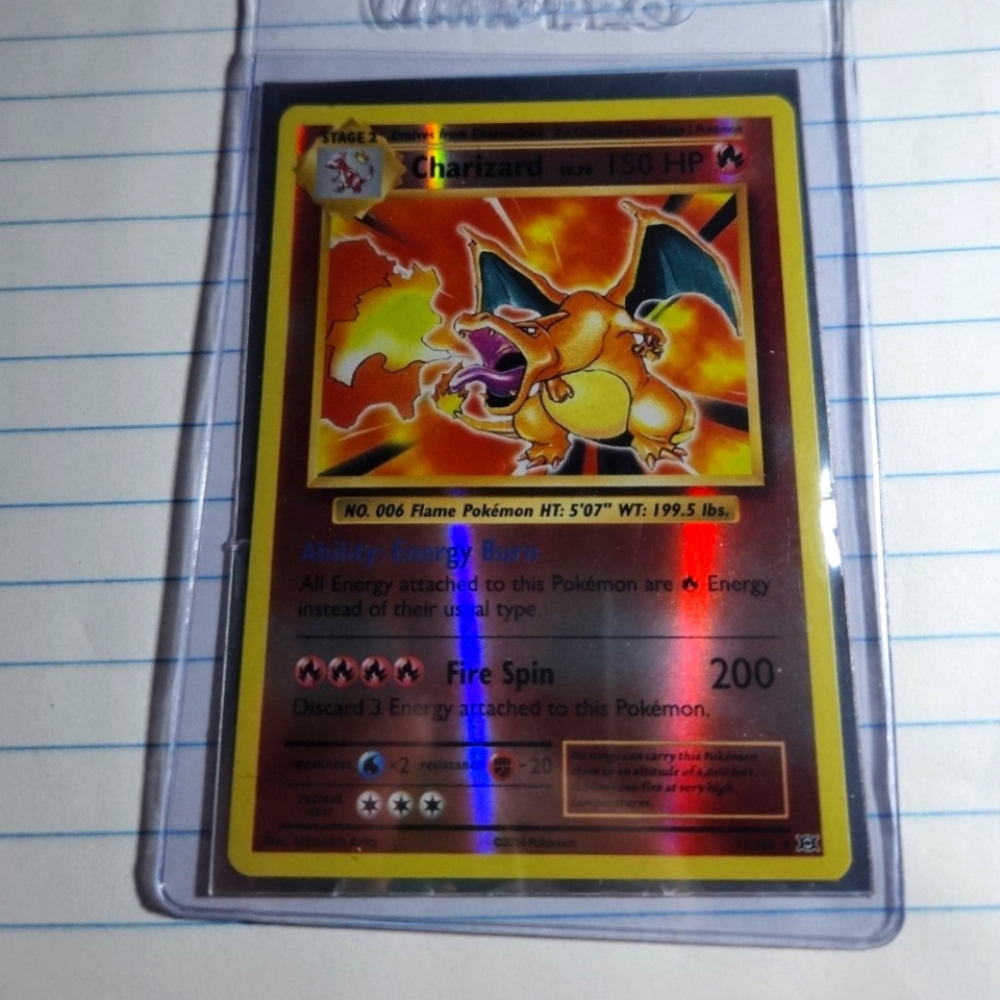 Charazard pokemon card